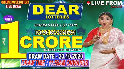 sikkim lottery|sikkim live lottery morning.
